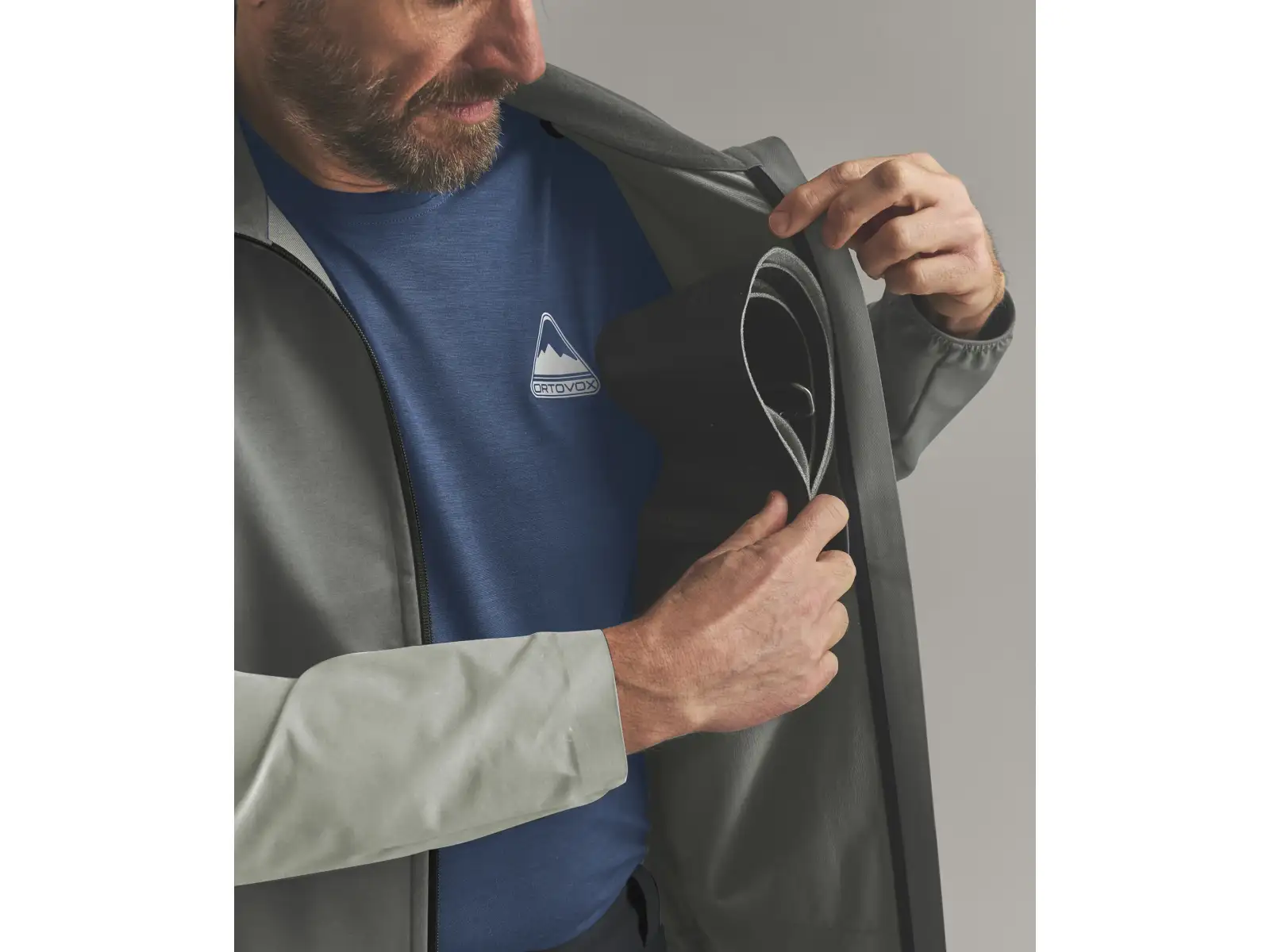 Ortovox Ortler Softshell Plus Jacket Herren Softshelljacke Dark Sage