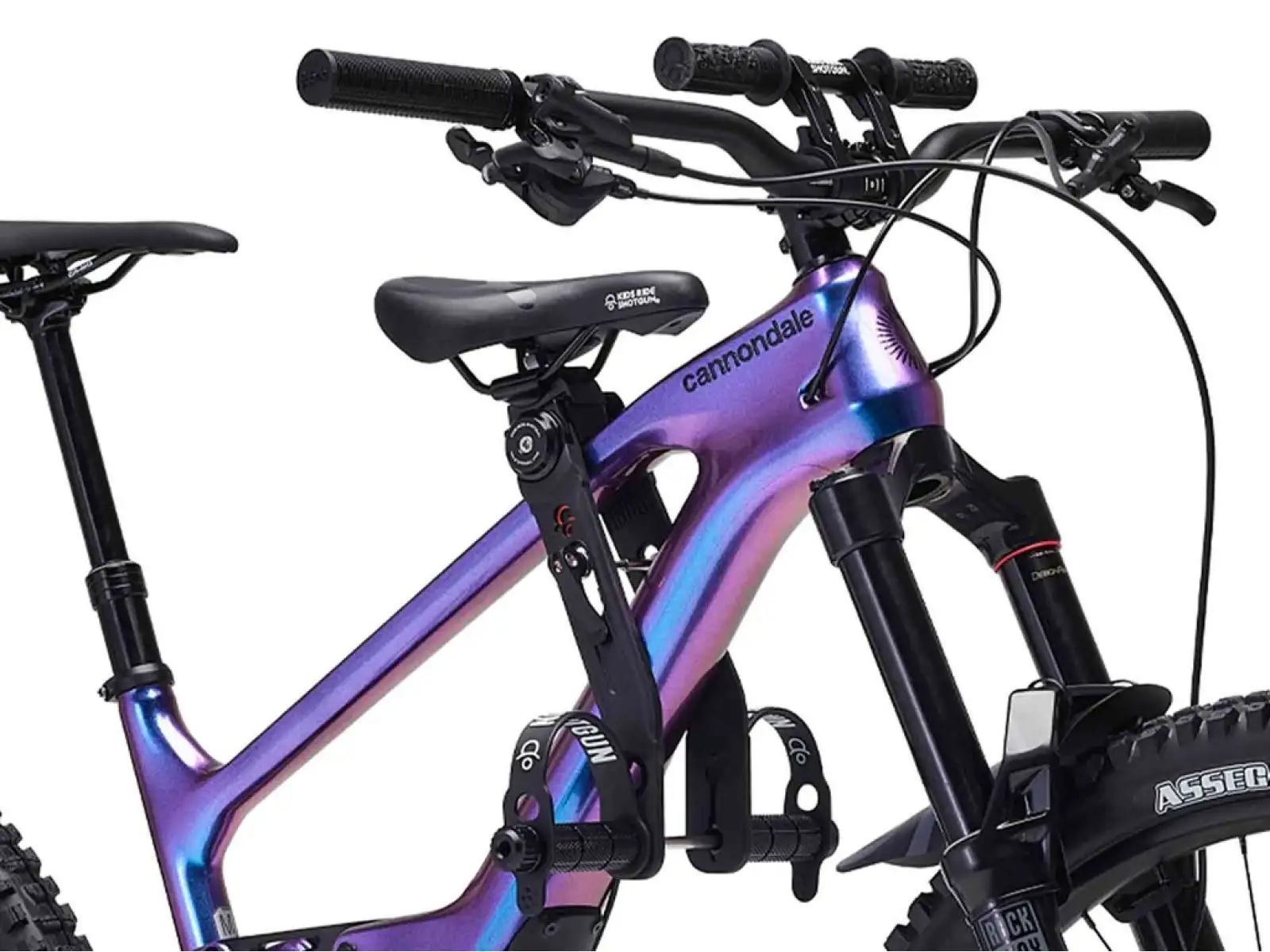 Kids Ride Shotgun Combo 2.0 Kindersitz und Lenker zum Rahmen