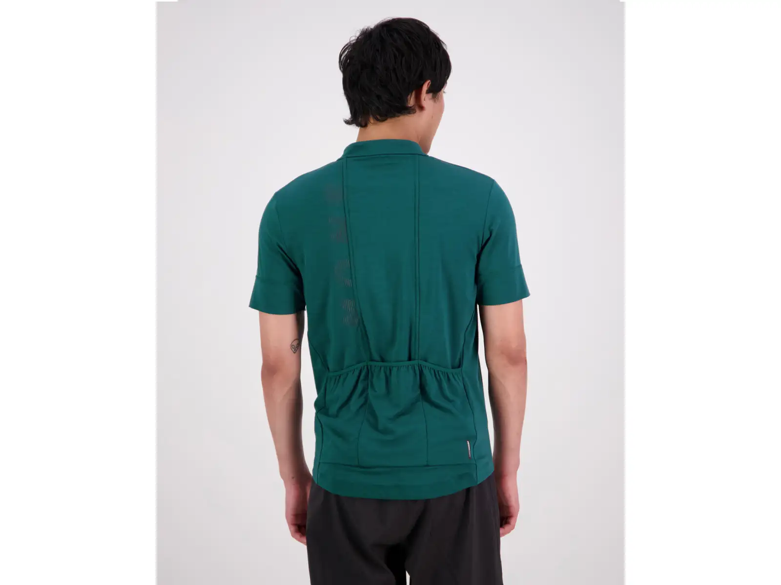 Mons Royale Roam Cargo Merino Shift Herren T-Shirt mit kurzen Ärmeln Evergreen