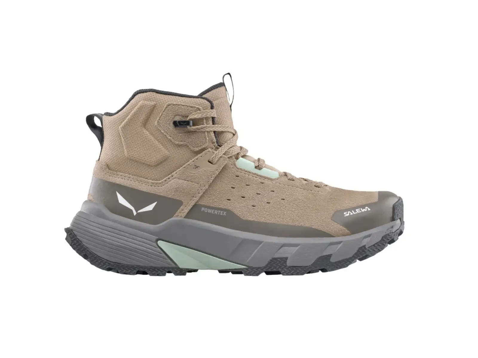 Salewa Pedroc 2 Leather Mid PTX Damen Schuhe Quicksand/Bungee Cord