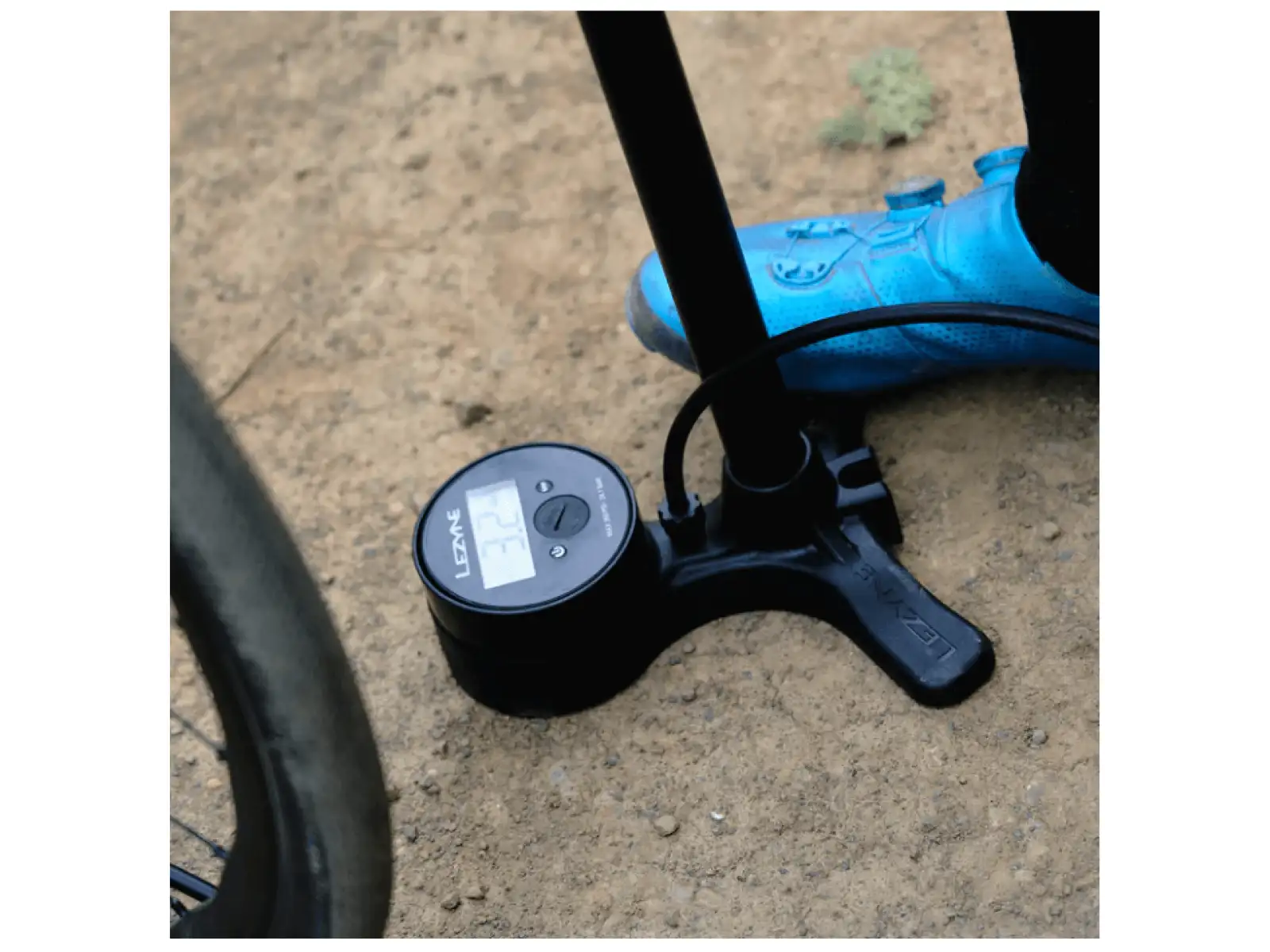 Lezyne Gravel Digital Drive Pumpe Matt Schwarz