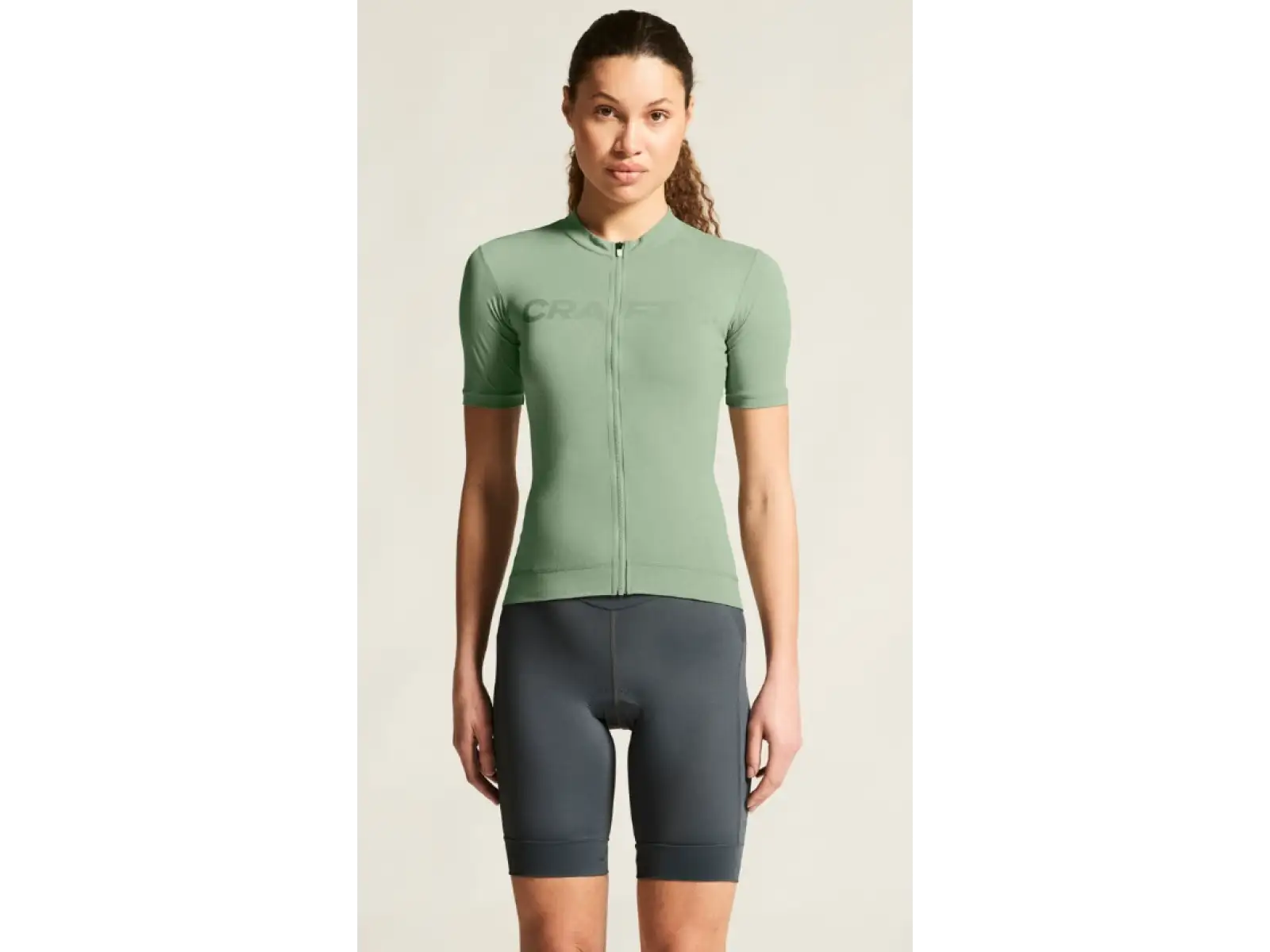 CRAFT Endur Logo Damen-Fahrradtrikot grün L