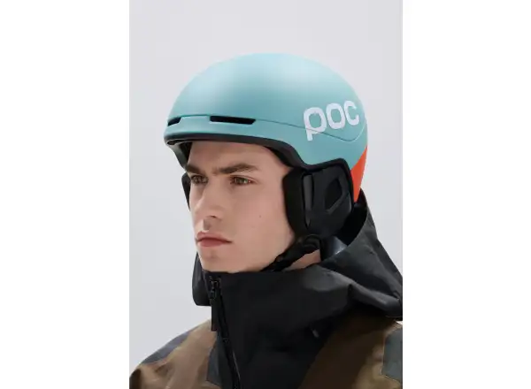 POC Obex Contour Skihelm Indicolite Blue Matt/Carnelian Orange Matt