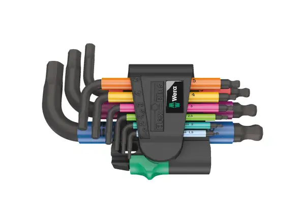 Wera 950/9 Hex-Plus Multicolour 2 Inbusschlüssel kurz Set 9 Stk.