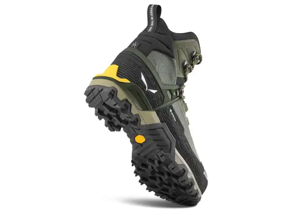 Salewa Mountain Trainer 3 Tech Mid GTX Herren-Wanderschuhe Faded Green/Forest Night