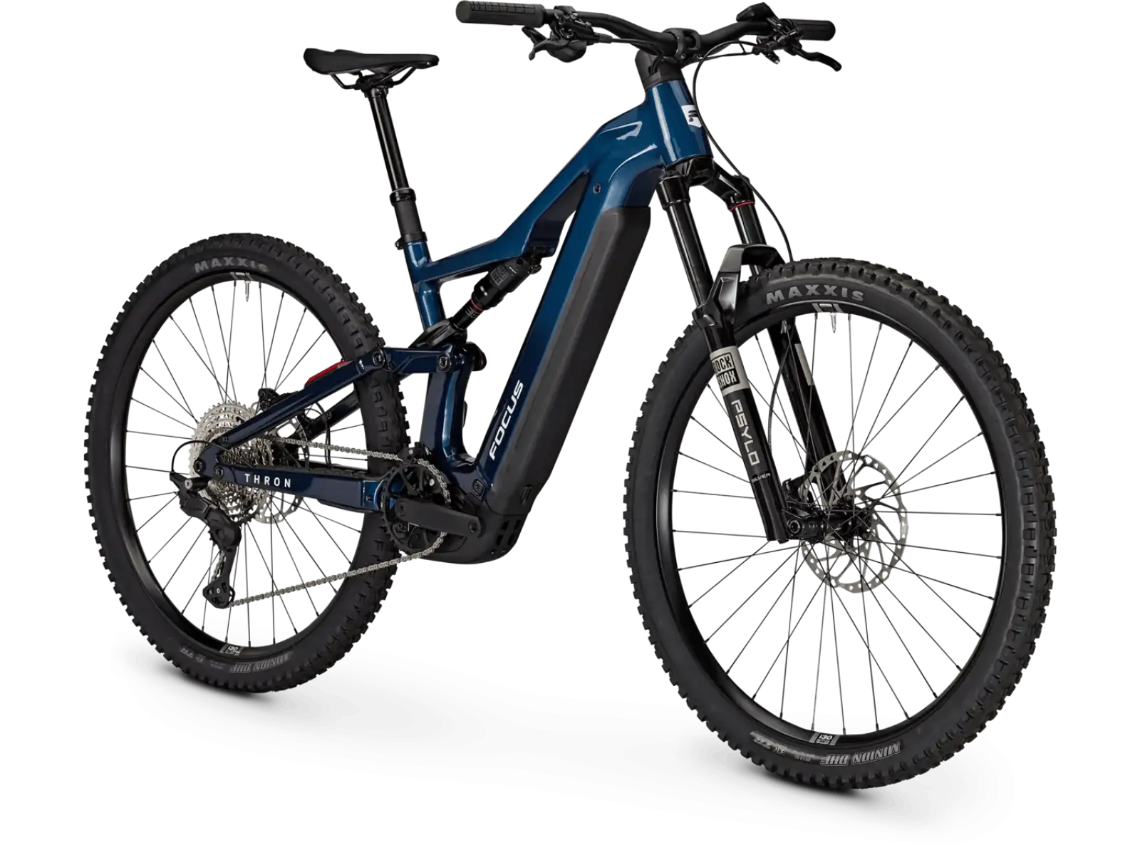 Focus THRON 8 800Wh vollgefedertes E-Bike Azurblue / Sydneyblue