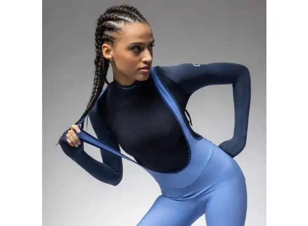 Alé Klimatik K-Atmo 3.0 Damen Winterhose mit Trägern Pale Blue
