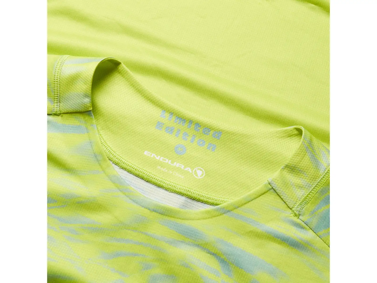 Endura LTD Marble Printed Herren Trikot Langarm Lime Green