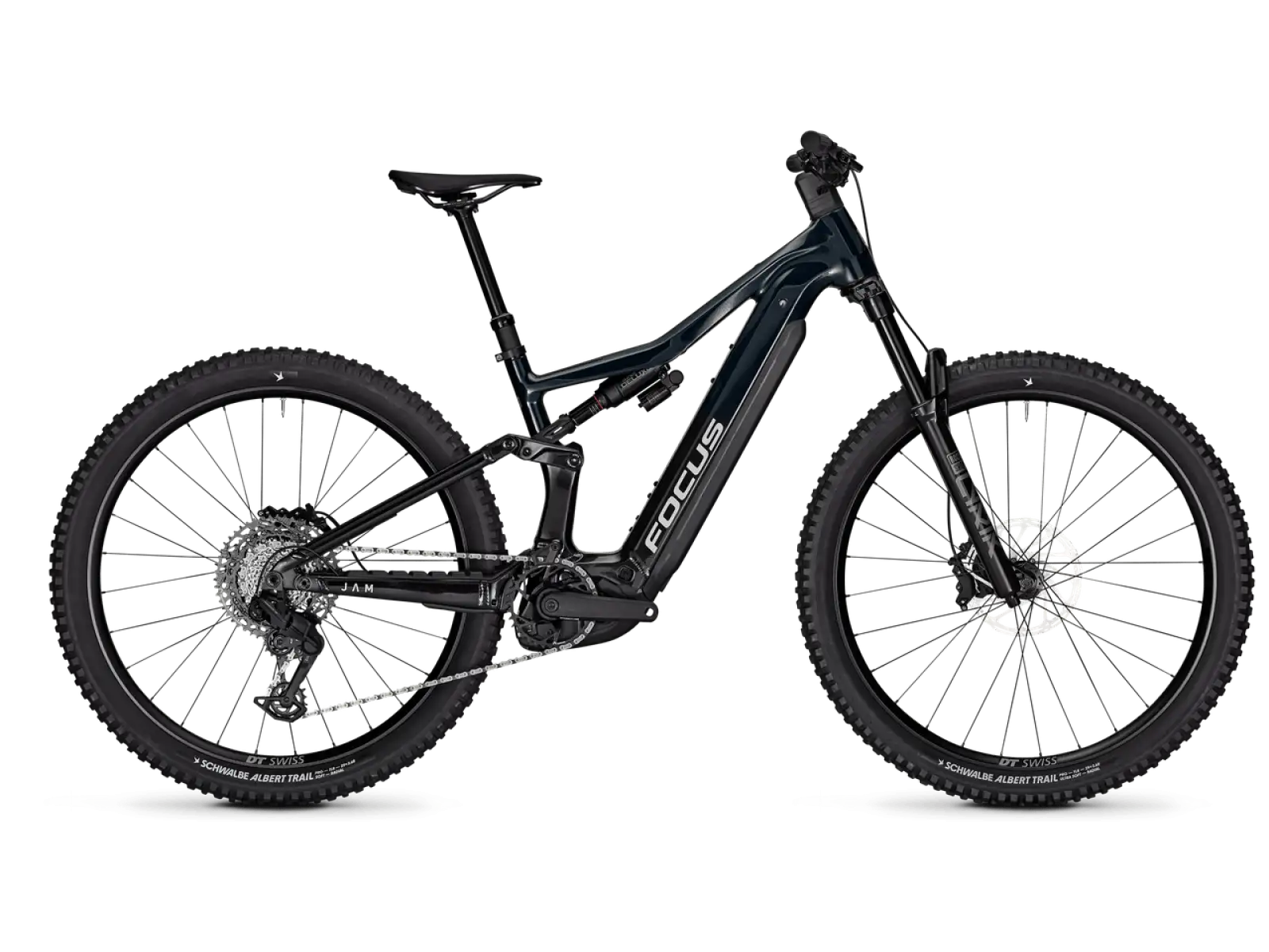 Focus JAM 8 600Wh vollgefedertes E-Bike Classicgreen / Obsidianblack