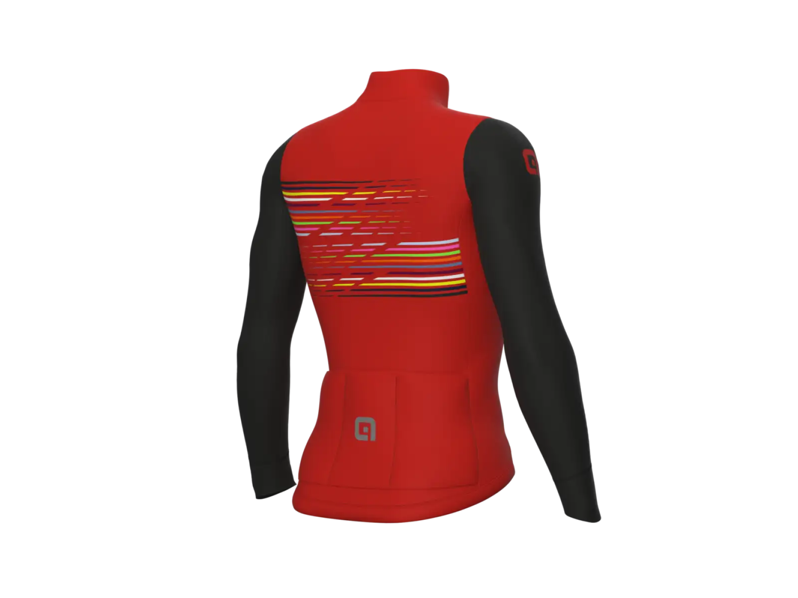 Radsporttrikot Alé Logo PR-S Herren Thermo Carmine