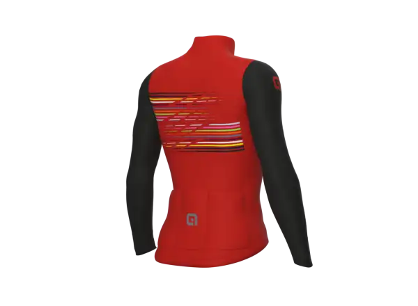 Radsporttrikot Alé Logo PR-S Herren Thermo Carmine