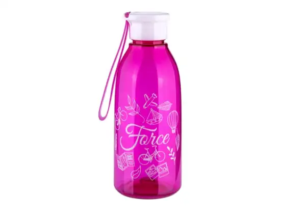 Force Drop Tourist Flasche 0,6 l transparentes Rosa