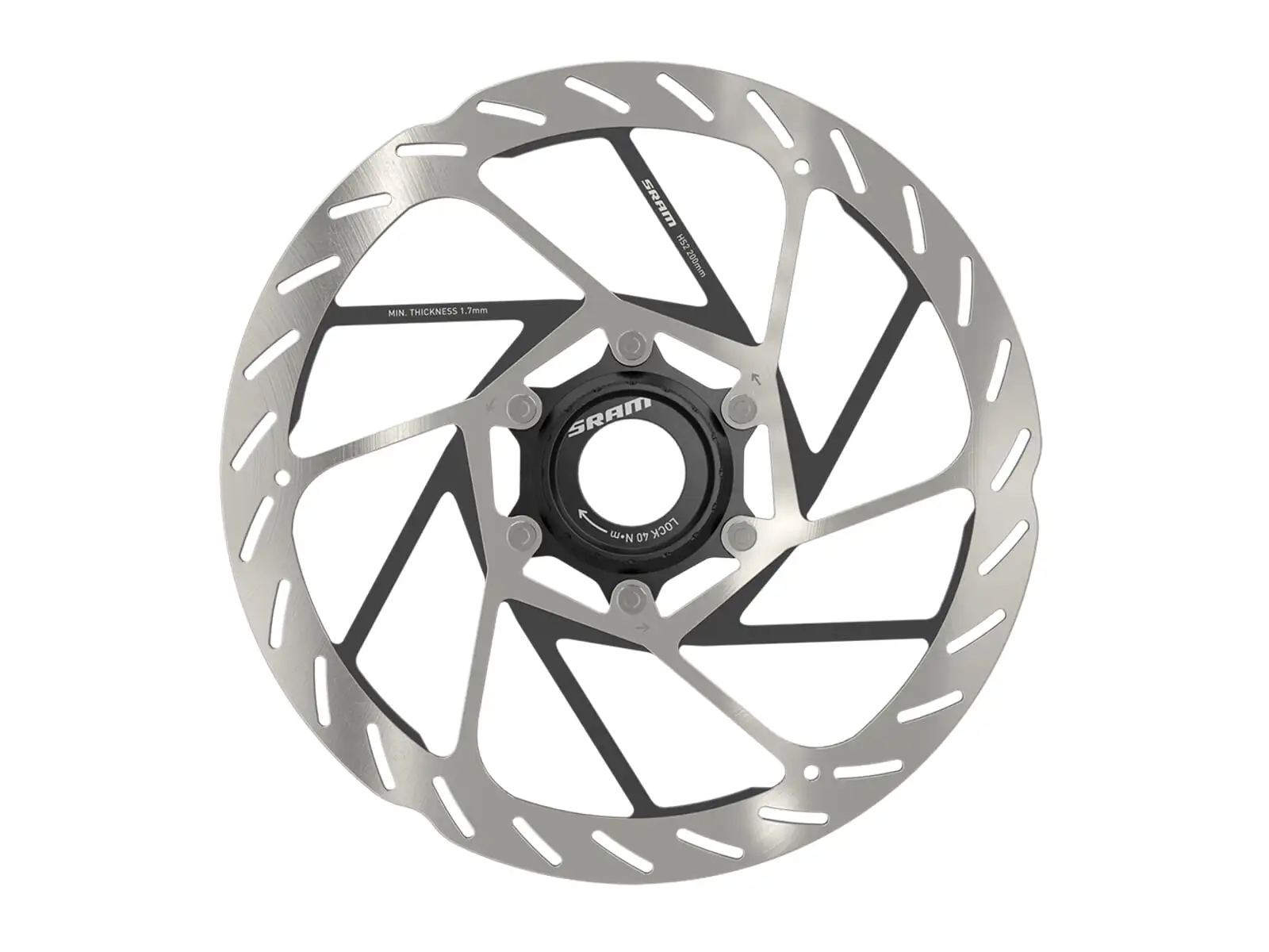 Sram HS2 Rounded CL Bremsscheibe 180 mm