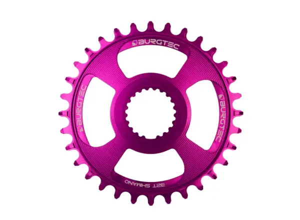 Burgtec Thick Thin DM Shimano Kettenblatt 32 Zähne lila