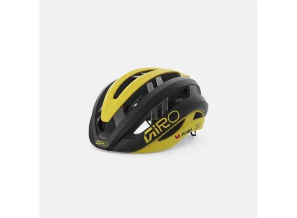 GIRO Aries Spherical Helm Mattschwarz/Gelb Visma