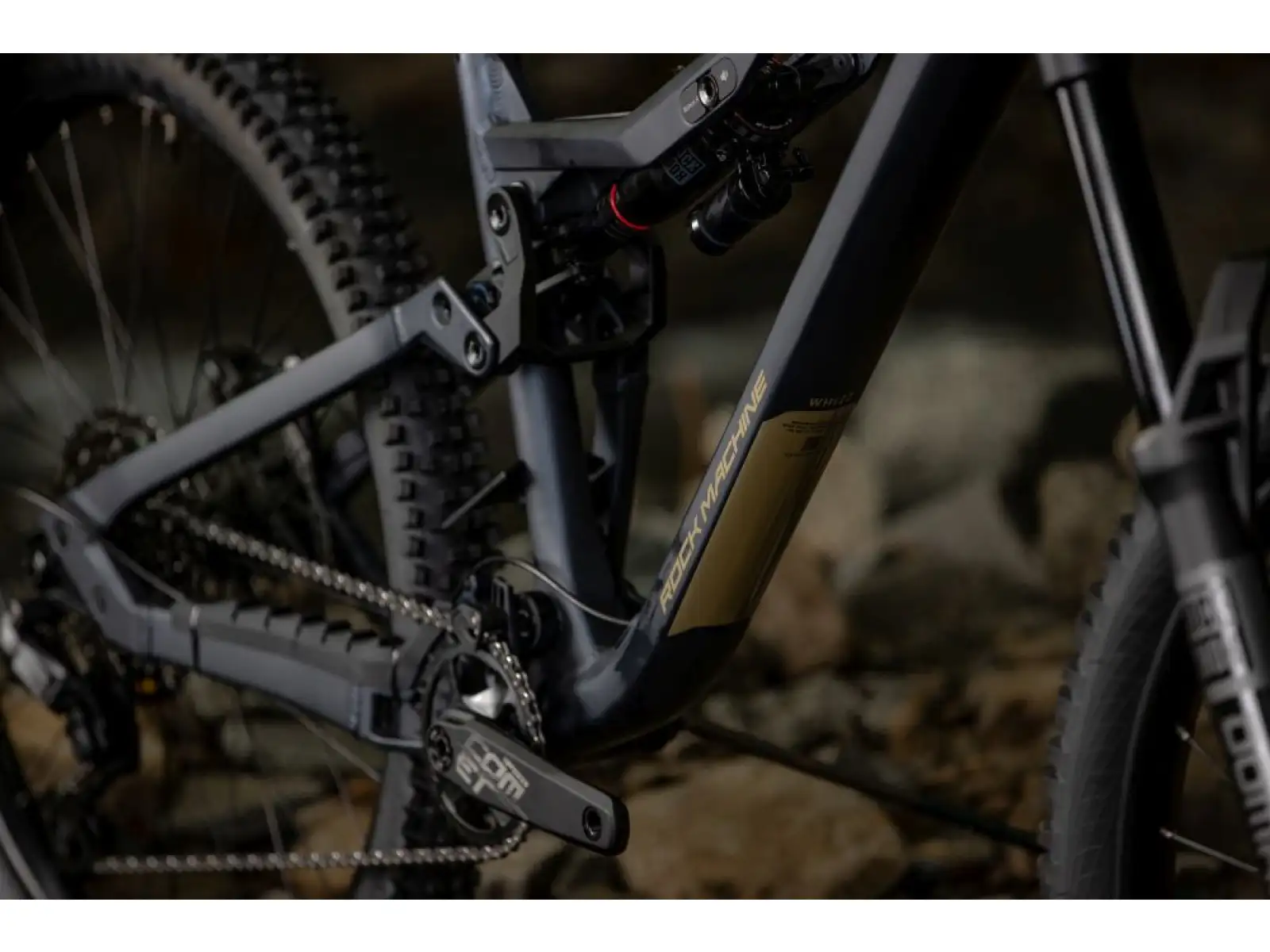 Rock Machine Whizz FS I 50 Mountainbike Matte Milliardär Blau.