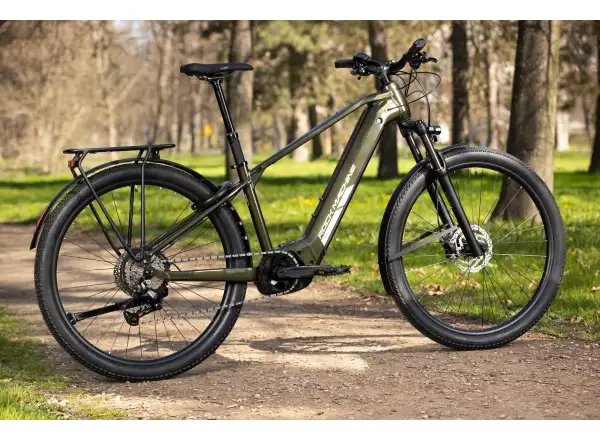 Rock Machine eBlizz B70T Elektro-Mountainbike – Gloss Dark Forest