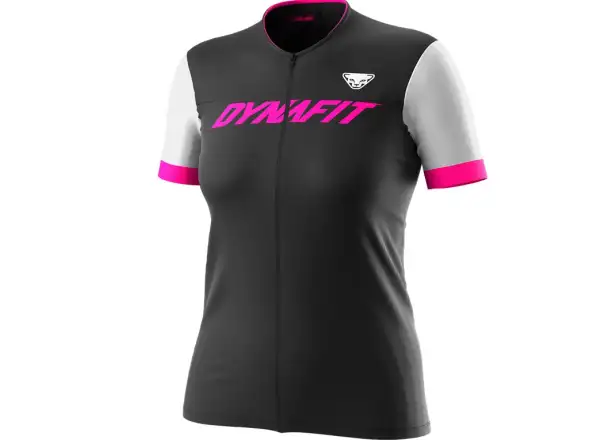 Dynafit Ride Light Full Zip Damen Kurzarmtrikot schwarz/nimbus