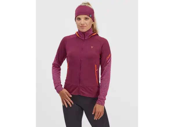 Silvini Artica Damen Hoodie Pflaume/Rosa