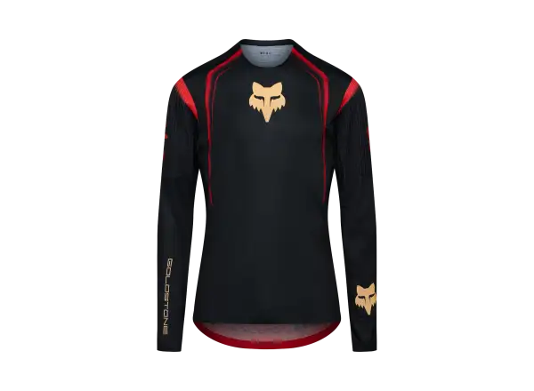 Fox Flexair Ls Jersey Goldstone Se Herrentrikot Black