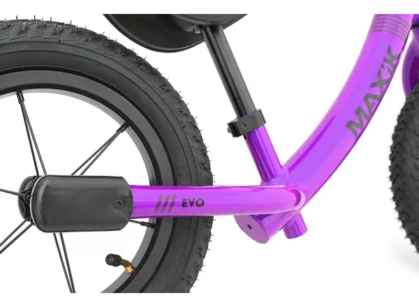 MAXÍK Evo Lite Kinderlaufrad magenta/lila + Gurt YAK