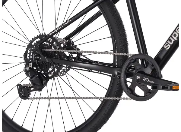 Superior Blox 6.4 Stadtfahrrad mattschwarz