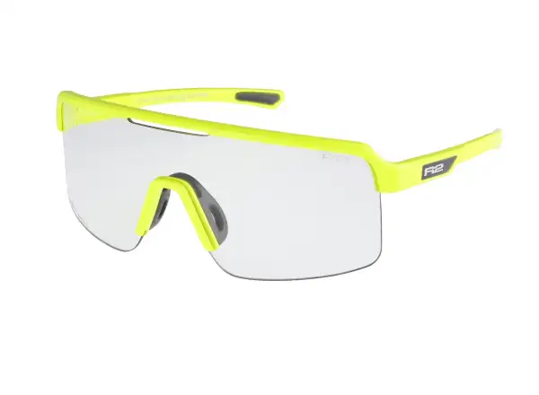 R2 Boost Sonnenbrille neon gelb/fotochromatische Gläser