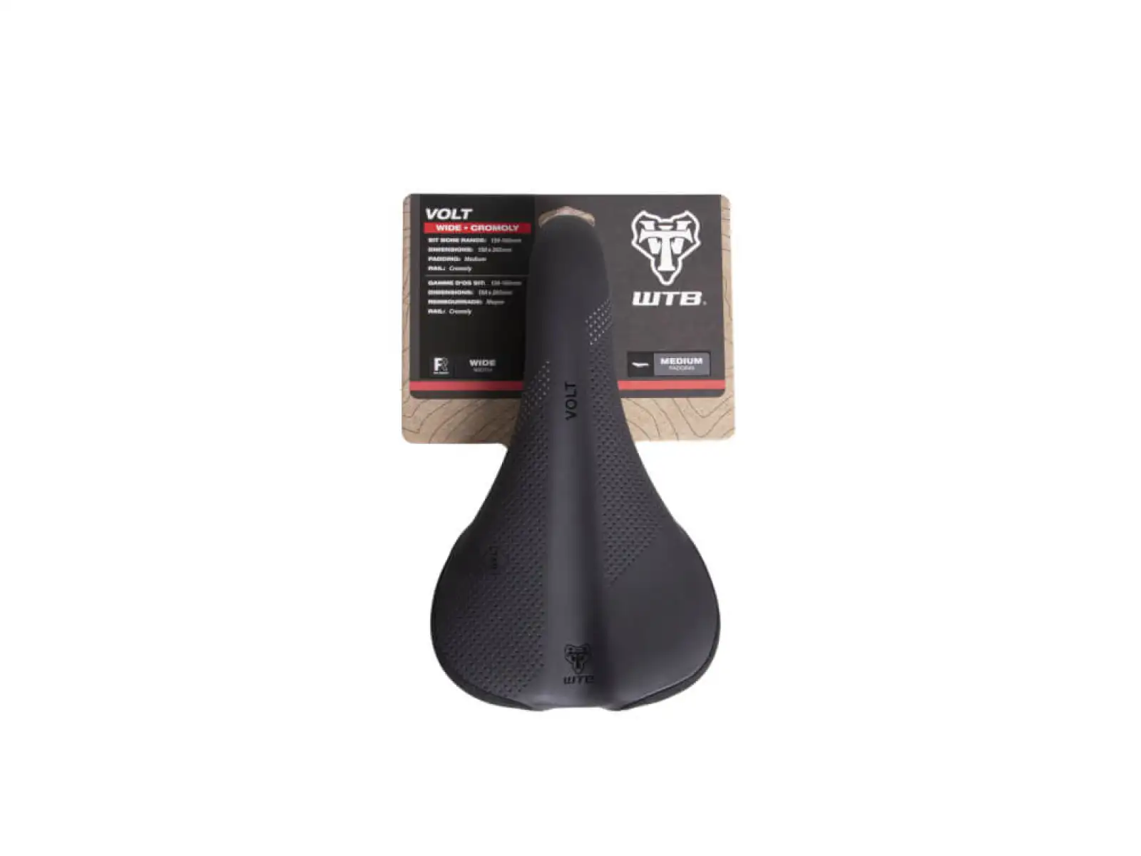 WTB Volt Cromoly Wide Sattel schwarz 150 mm