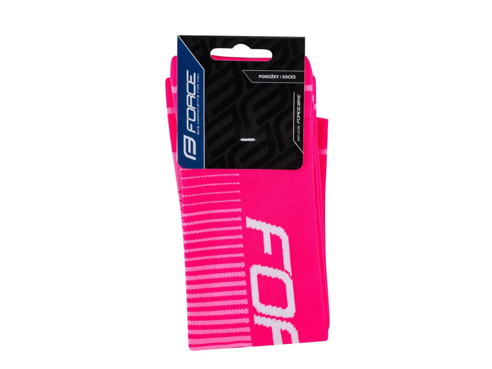 Kompressionsstrümpfe Force für die Beine in Rosa.