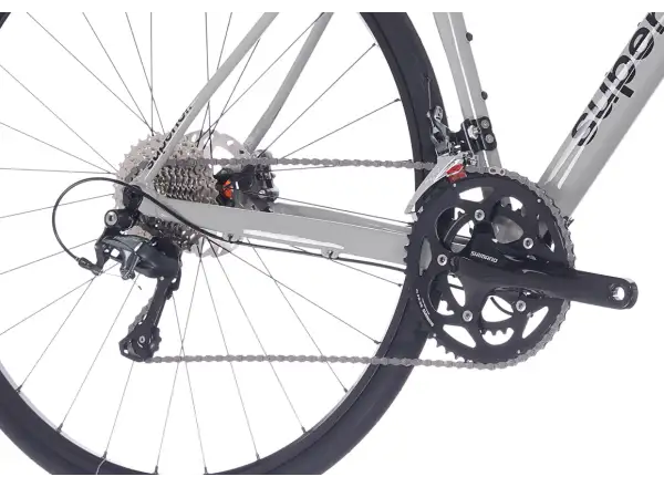 Superior X-Road 6.3 GF Rennrad gloss grey / black