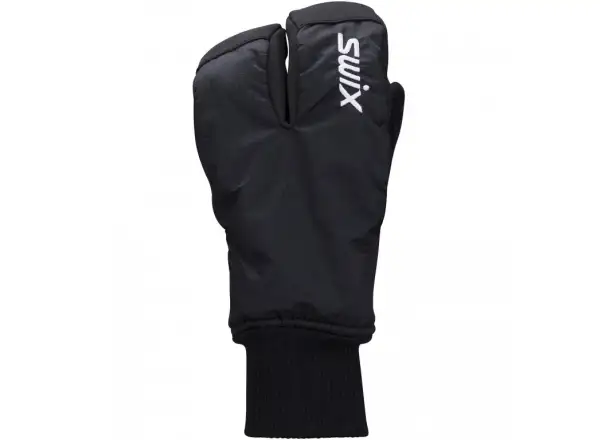 Swix Endure Split Mitt Kinderhandschuhe Schwarz