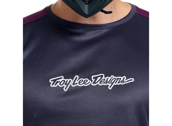 Troy Lee Designs Stage Herren-Trikot kurzarm Signature Carbon
