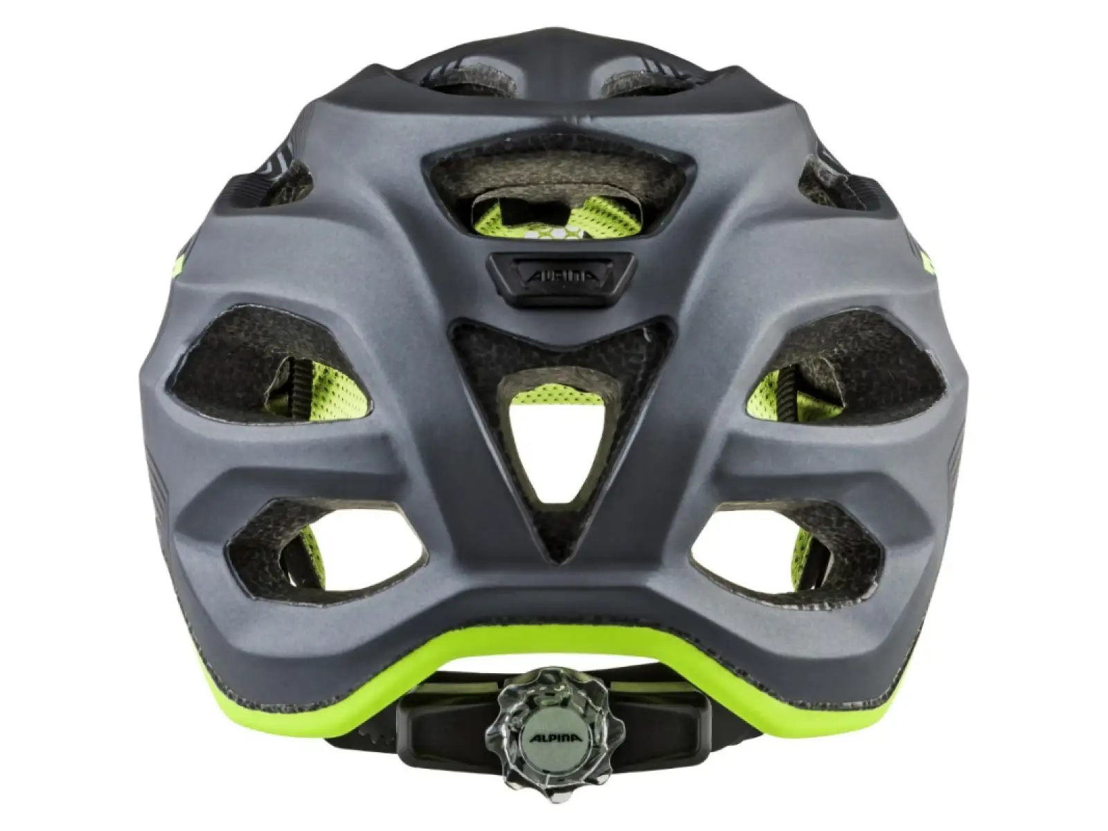 Alpina Carapax Jr. Kinderhelm Black/Neon/Yellow