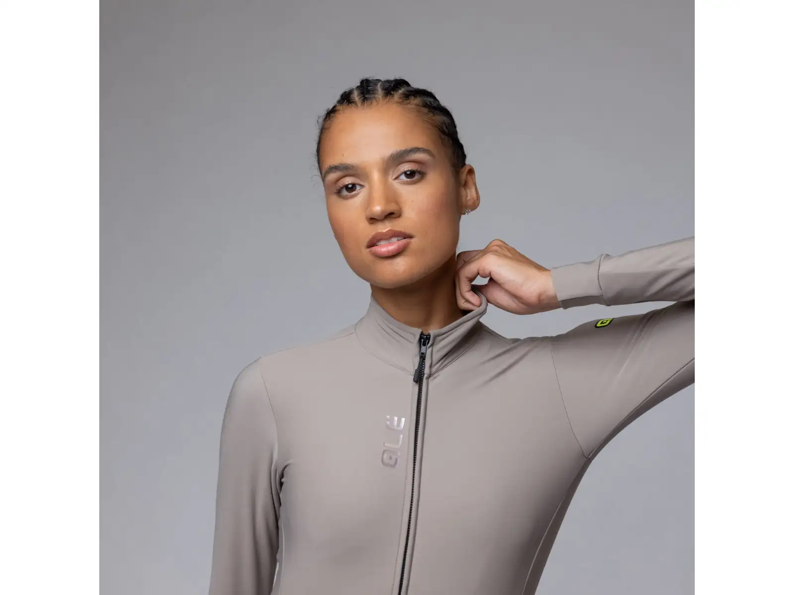 Alé Pragma Fondo 3.0 Damen Thermotrikot Langarm Rope Grey