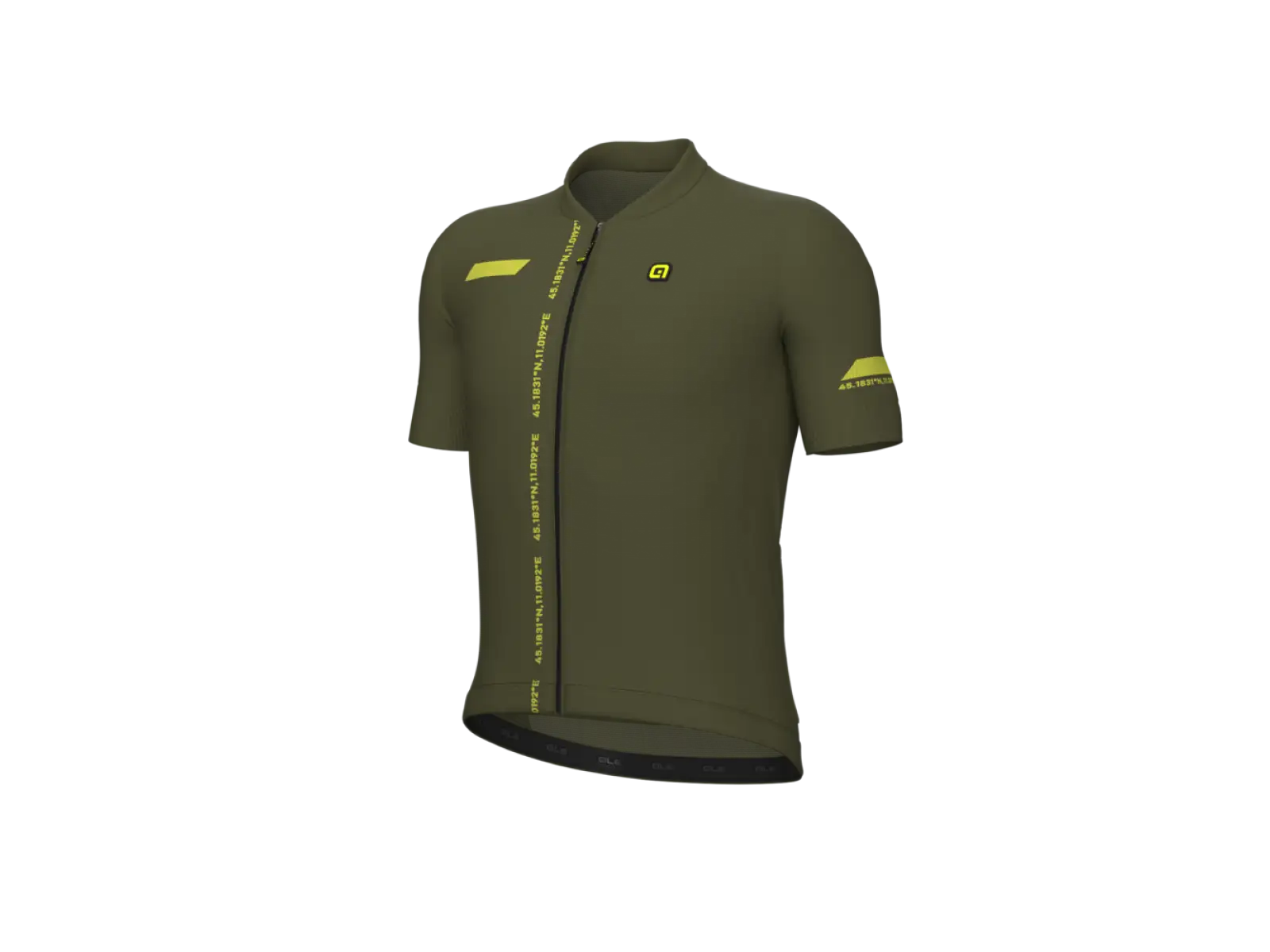 Alé PR-E Follow Me Herren Radtrikot Kurzarm Military Green