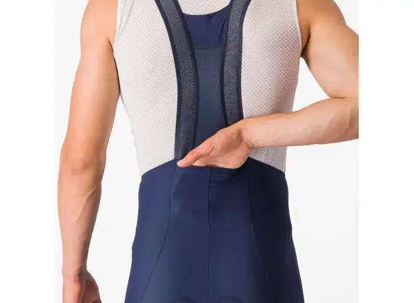 Castelli Espresso 3 Herren-Shorts mit Einsatz und Träger Belgian Blue