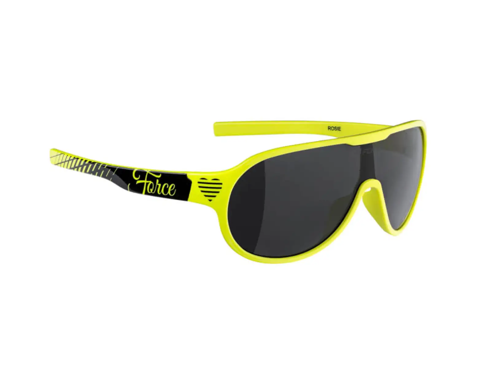 Force Rosie Damen/Junior Brille Fluo/Schwarz/Schwarze Gläser