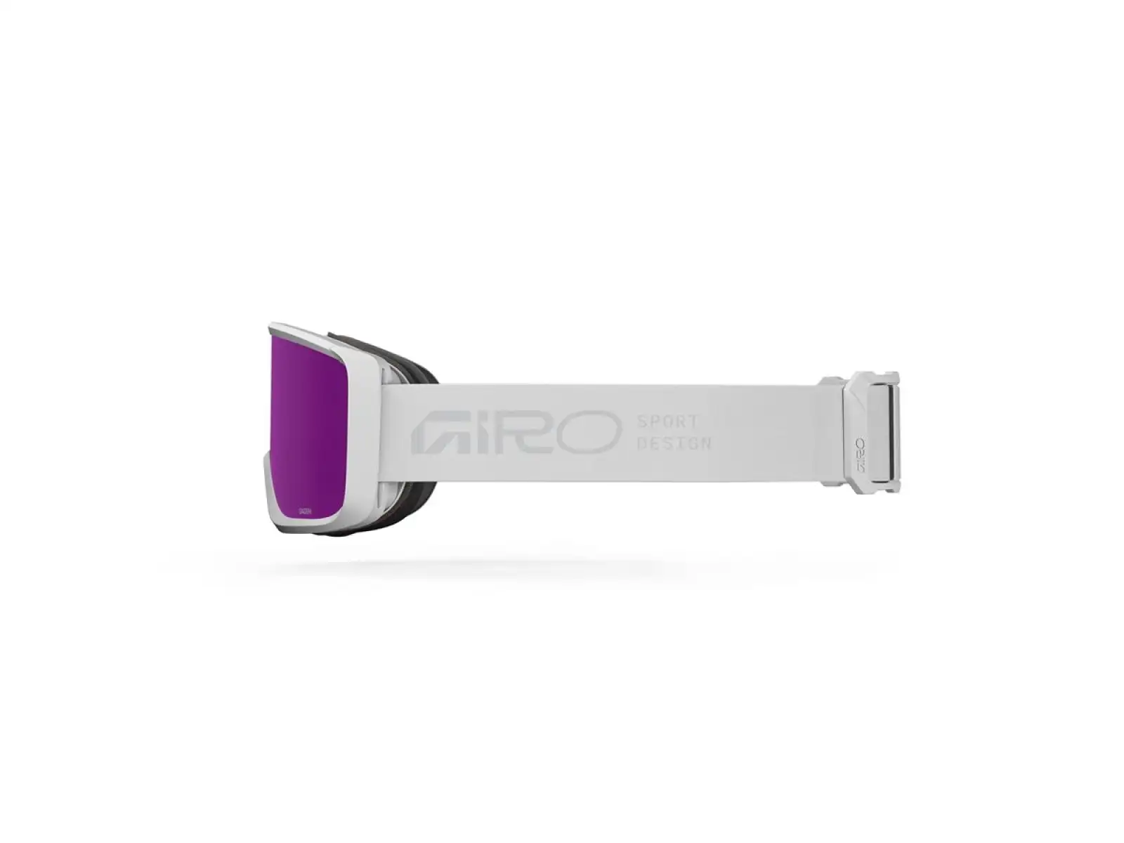 Giro Sagen Damen Skibrille weiß Stacked-Amber Pink/Yellow (2 Gläser)