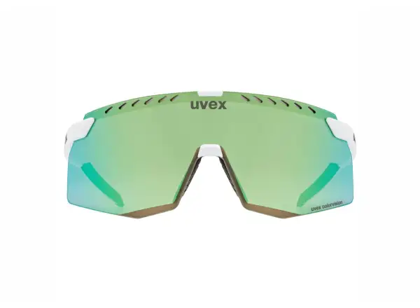 Uvex Pace Stage ColorVision Small Brille White Matt/Mirror Green