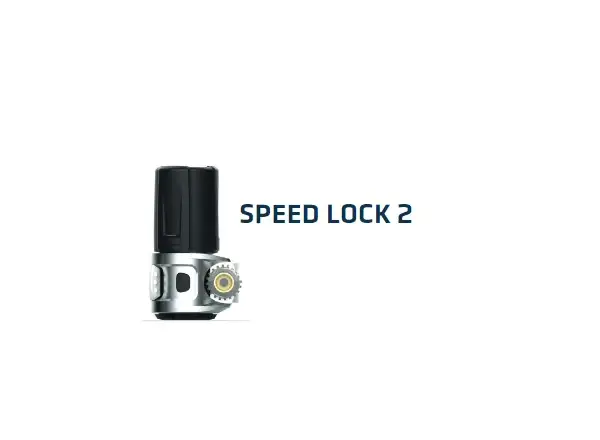 Leki Speed Lock 2 16/14mm Schloss für Skitourenstöcke - vormontiert