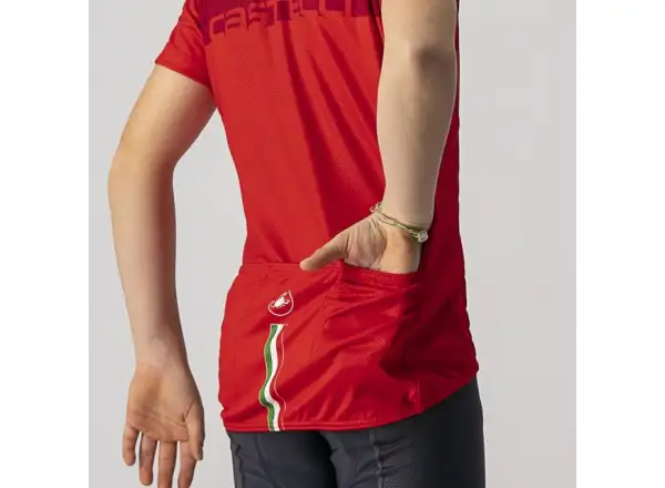 Castelli Neo Prologo Kinder Kurzarmtrikot rot