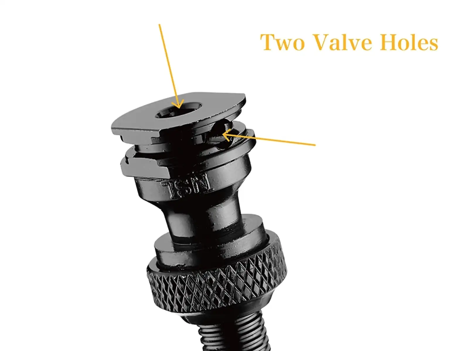 Ciclovation Tubeless Ventile 50 mm 2 Stück Schwarz
