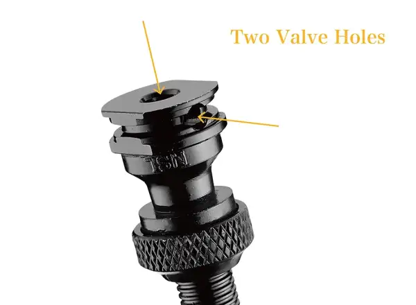 Ciclovation Tubeless Ventile 50 mm 2 Stück Schwarz