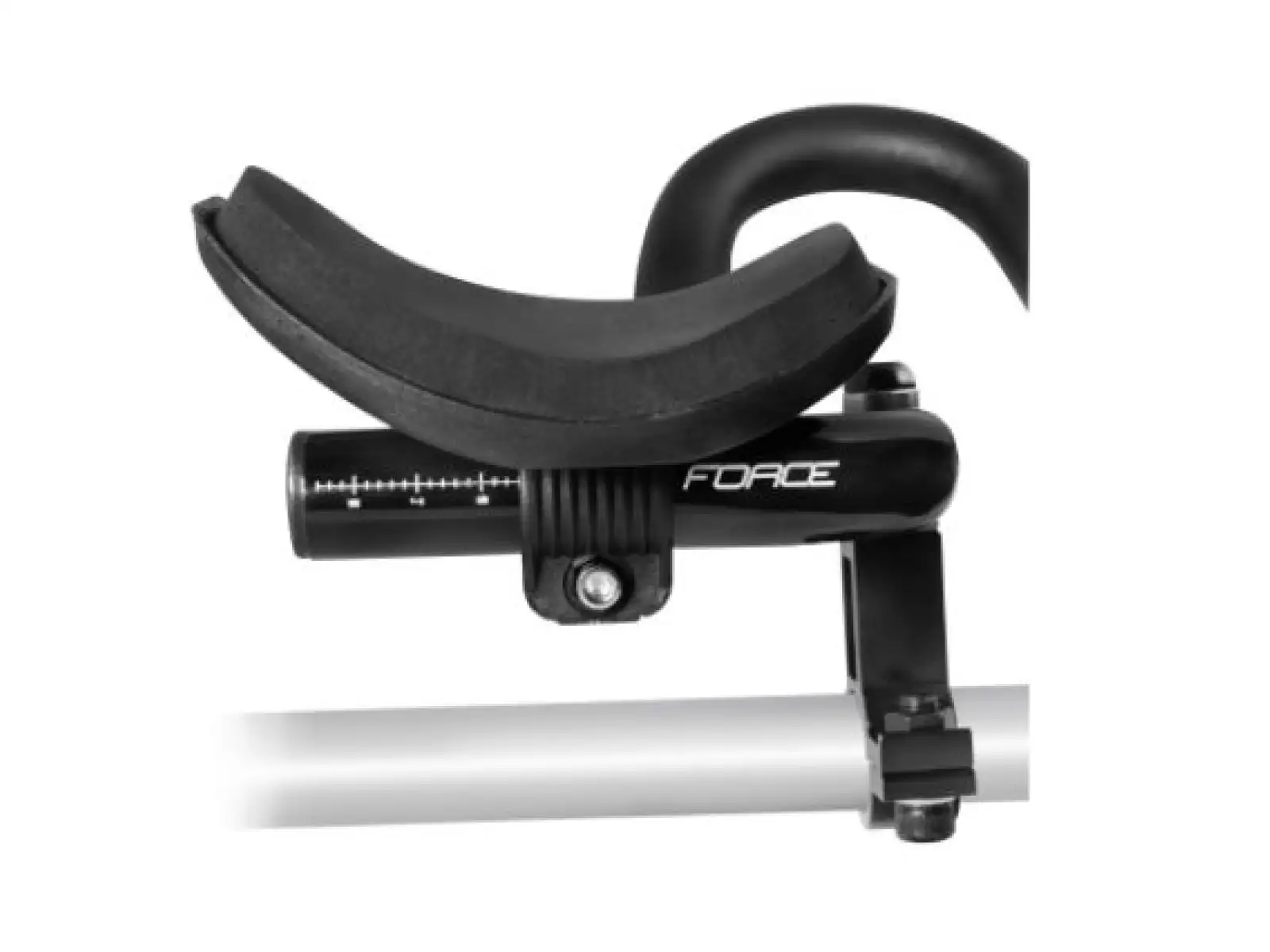 Force Tri Lenkererweiterungen 31,8-25,4 -22,2mm in glänzendem Schwarz