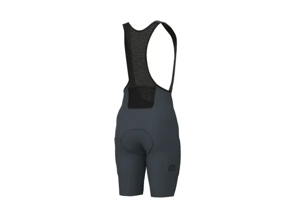 Alé R-EV1 GO Herren-Radhose mit Polster und Trägern Titanium