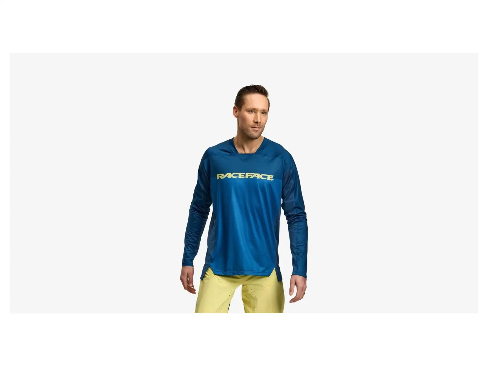 Race Face Diffuse Herren Langarmshirt Navy.