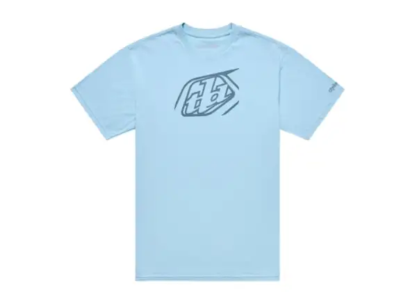 Troy Lee Designs Badge Herren T-Shirt Kurzarm Dawn blue