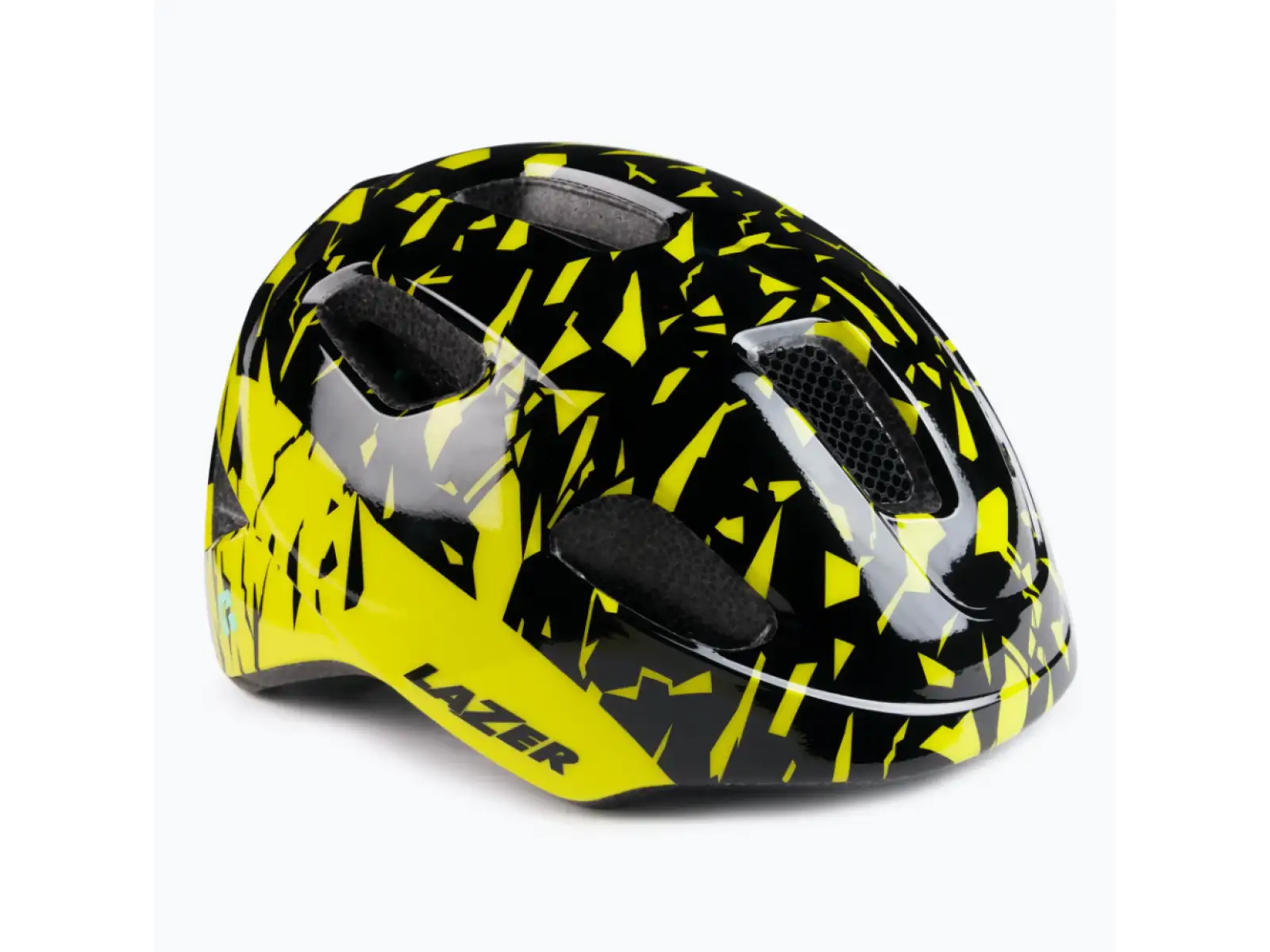 Lazer Nutz KC Helm schwarz gelb