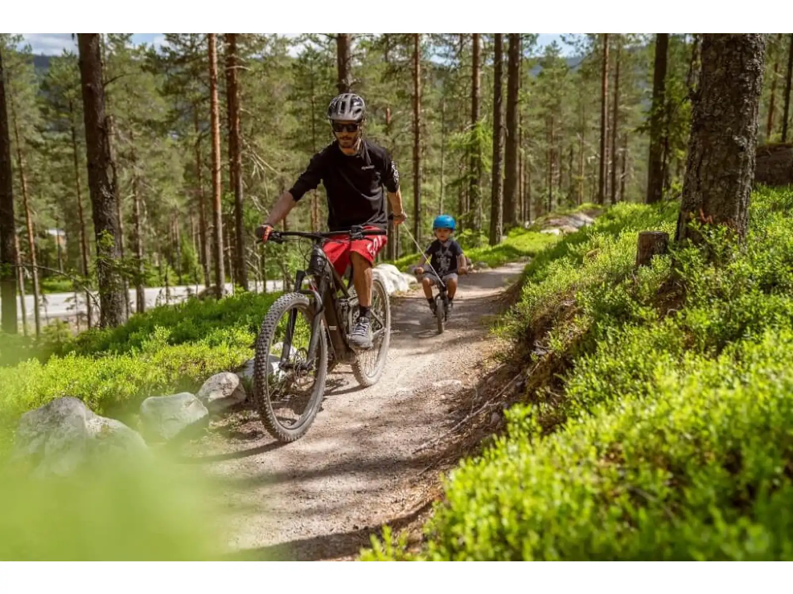 Kidreel Kinderfahrradwinde rot