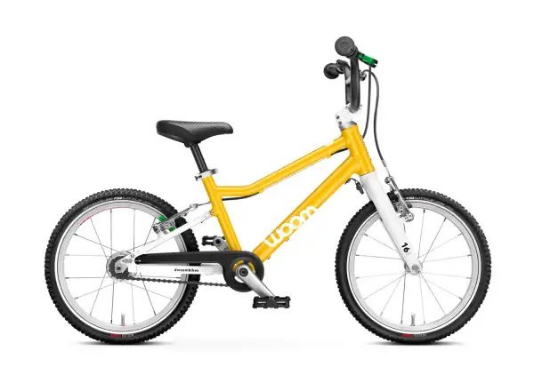 Woom 3 Gelb Automatik 16-Zoll Kinderfahrrad